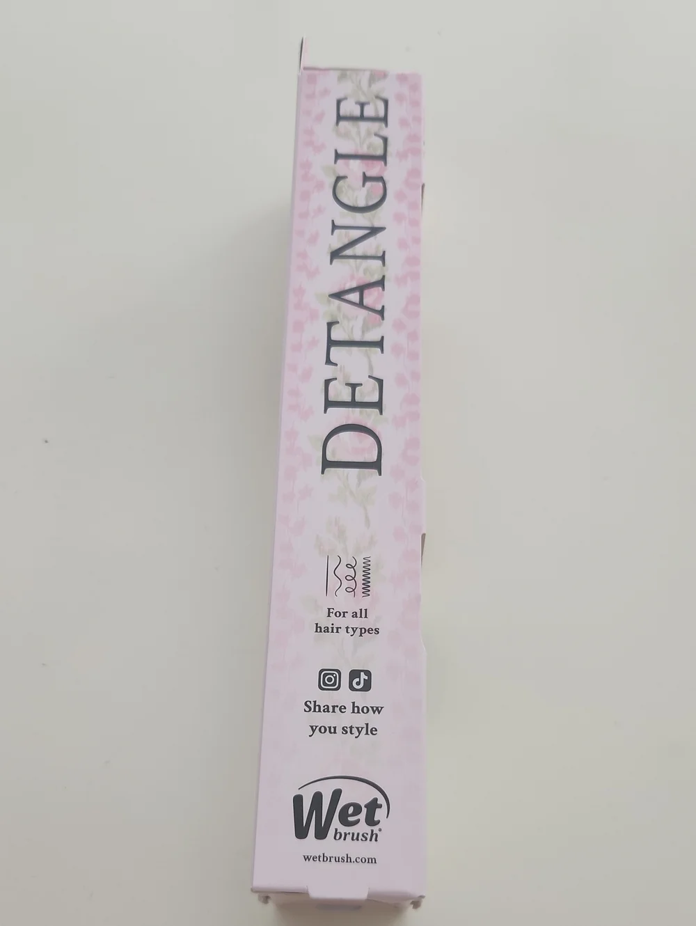 LoveShackFancy x Wet Brush Original Detangler Hair Brush Pink Floral New